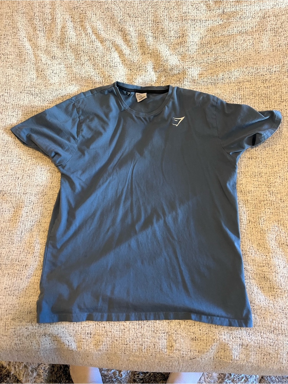 Gymshark Men's Crew Neck T-Shirt - Slate Gray Blue